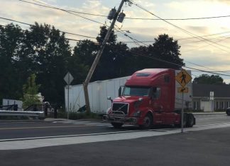 Truck stuck in Slatersville draws attention to problems with village traffic