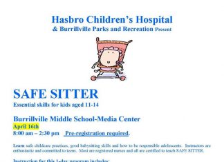 Burrillville Parks & Recreation to sponsor safe sitter program