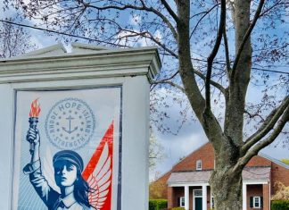 Burrillville theater asked to take ‘Communist’ artwork off of venue marquee