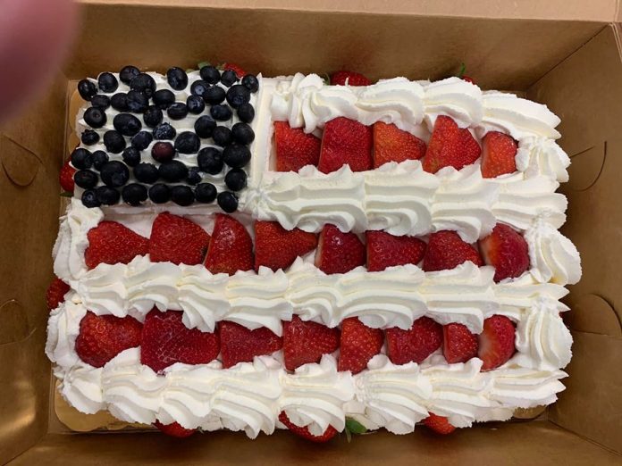 flag cake