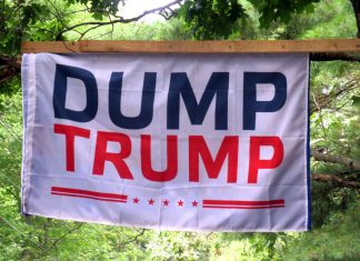 Vandals won’t stop one Burrillville man from display of politics