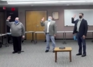 Fox takes seat as council president as new term begins in Burrillville