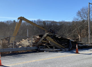 VIDEO: Historic Forestdale mill office reduced to rubble