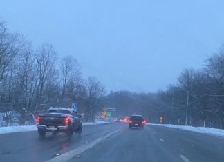 Second storm in three days blankets the region