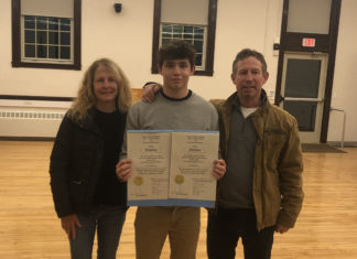 Permanent gym banner, citations will recognize record-breaking NSHS athlete Beauchemin
