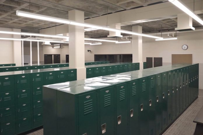 new locker rooms