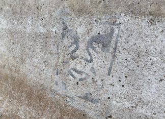 ‘Obey’ graffiti could leave town along with old Union Village bridge