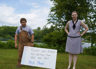 Local actors take guests in Burrillville Back in Time