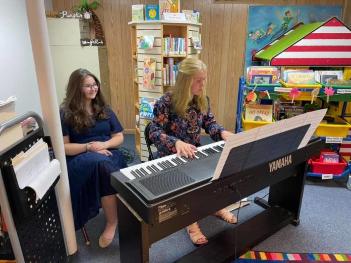 library piano
