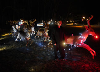 Owner of massive Santa, reindeer display aims to help create Christmas memories