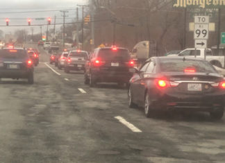 Cars damaged by gaping potholes on Route 146; RIDOT plans to award contract next winter