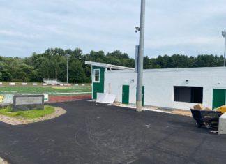 Concession stands at NSHS football field near completion; Ribbon cutting scheduled for Aug. 3