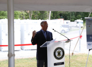 State officials visit Pascoag to celebrate opening of RI’s first utility-scale battery storage