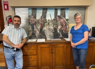 The first battle: Painting commissioned by NSHA depicts history at Nipsachuck