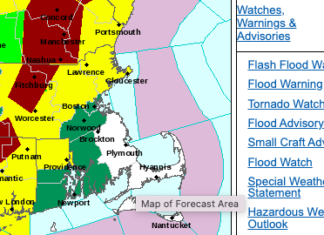 Weather service issues tornado watch for northern Rhode Island