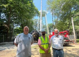 Massive water tank removed from Country Way in North Smithfield