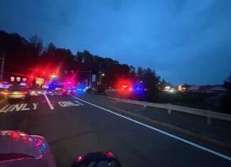 Drivers, passenger hospitalized following two accidents in North Smithfield on Sunday