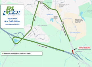 Route 146A to close for the weekend this Friday