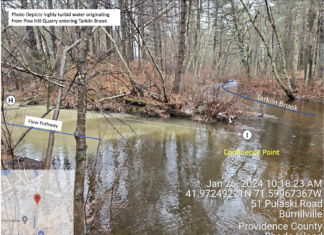 RIDEM orders Material Sand to address ‘unpermitted discharges’ from quarry by Superfund property