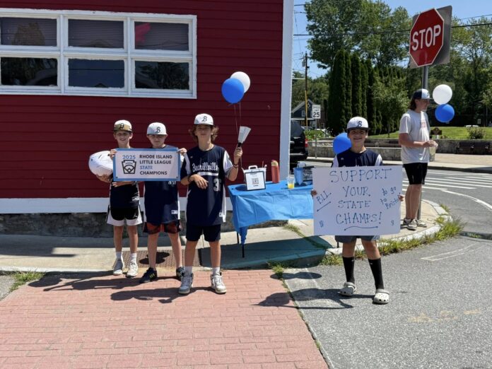 Burrillville Little League team heads off to regional tournament with help of more than $10K in support