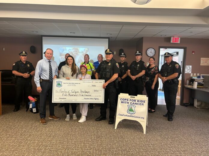 Cops for Kids with Cancer delivers support to Burrillville family
