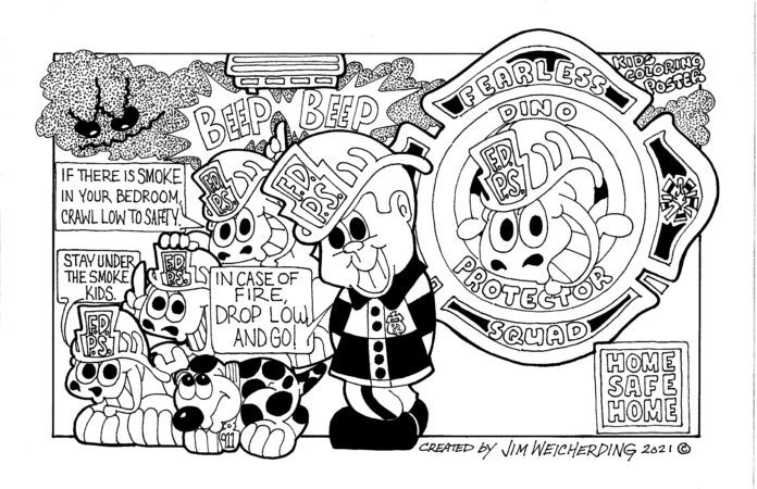 Sunday cartoon: Charge into fire safety