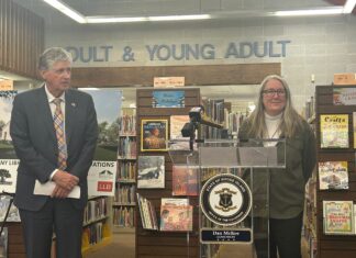 Officials mark groundbreaking of new grant-funded community room at Harmony Library