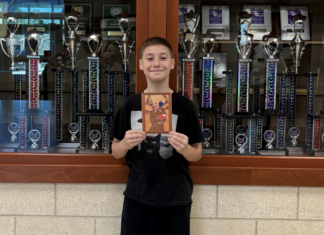 Middle school student Trahan wins NSPD’s Christmas Card design contest