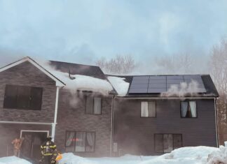 Home heavily damaged during fire in Glocester